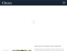 Tablet Screenshot of odysseyhealthservices.com